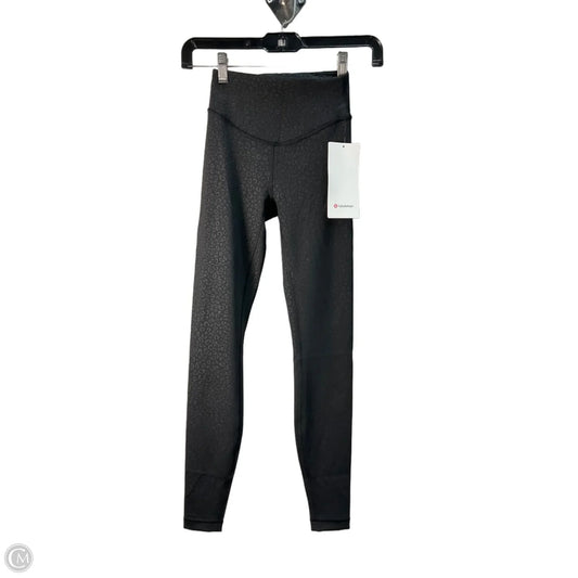 Athletic Leggings By Lululemon In Black, Size: 0