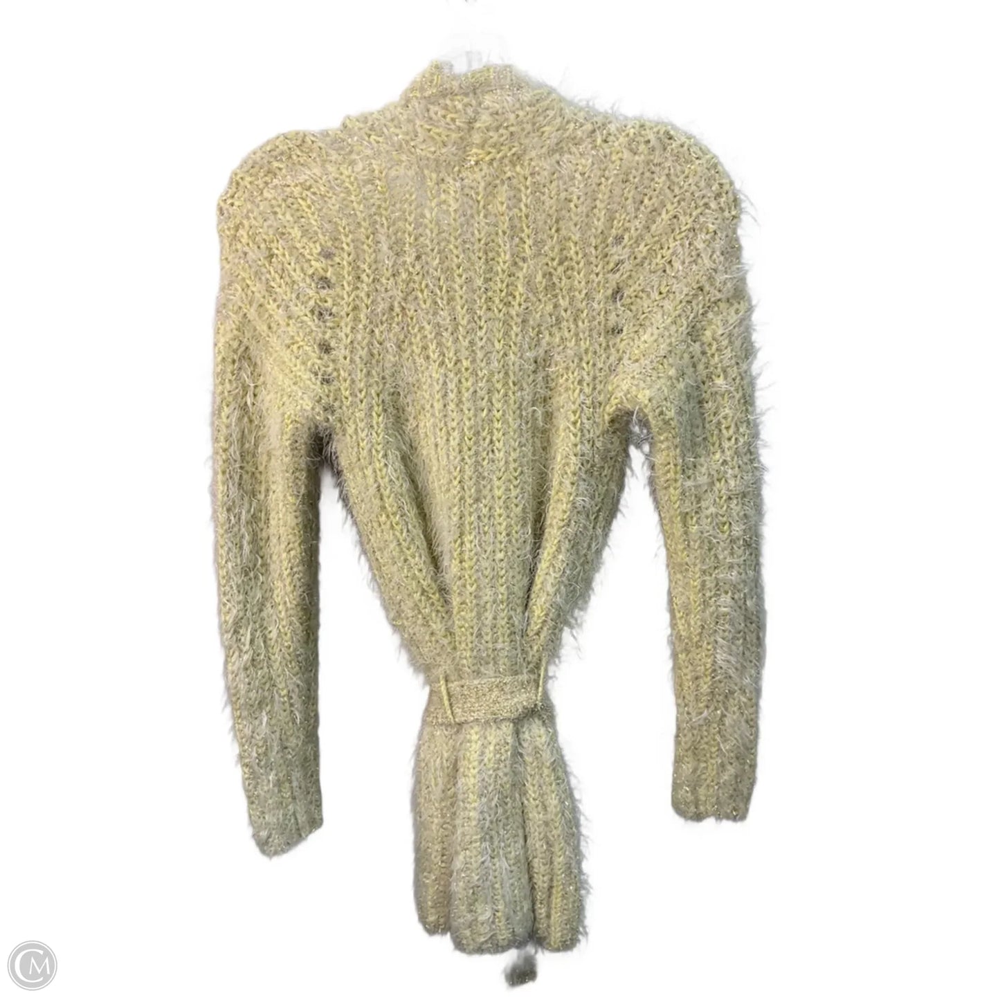 Sweater Cardigan By Anthropologie In Yellow, Size: Xxs