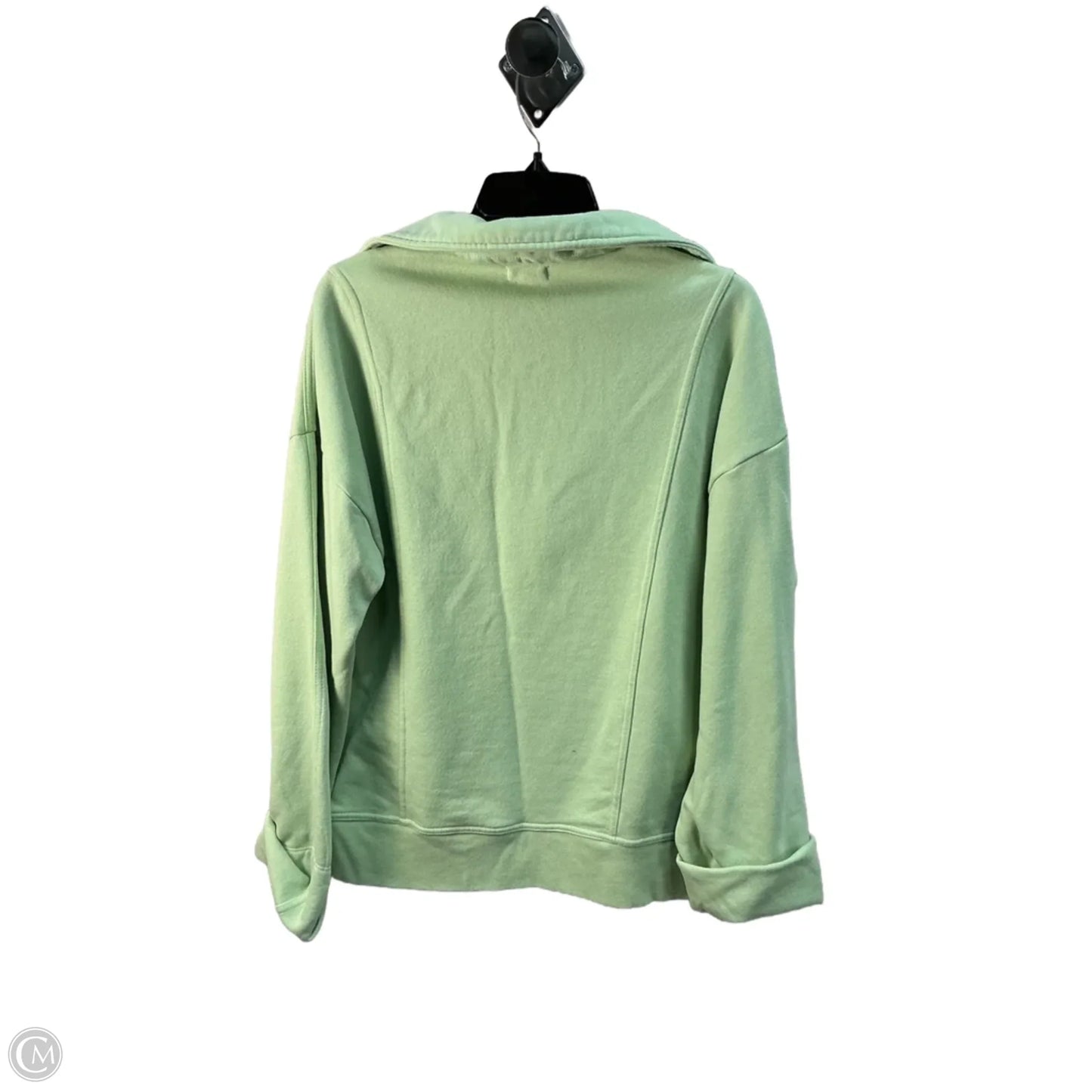 Sweatshirt Collar By Pilcro In Green, Size: S