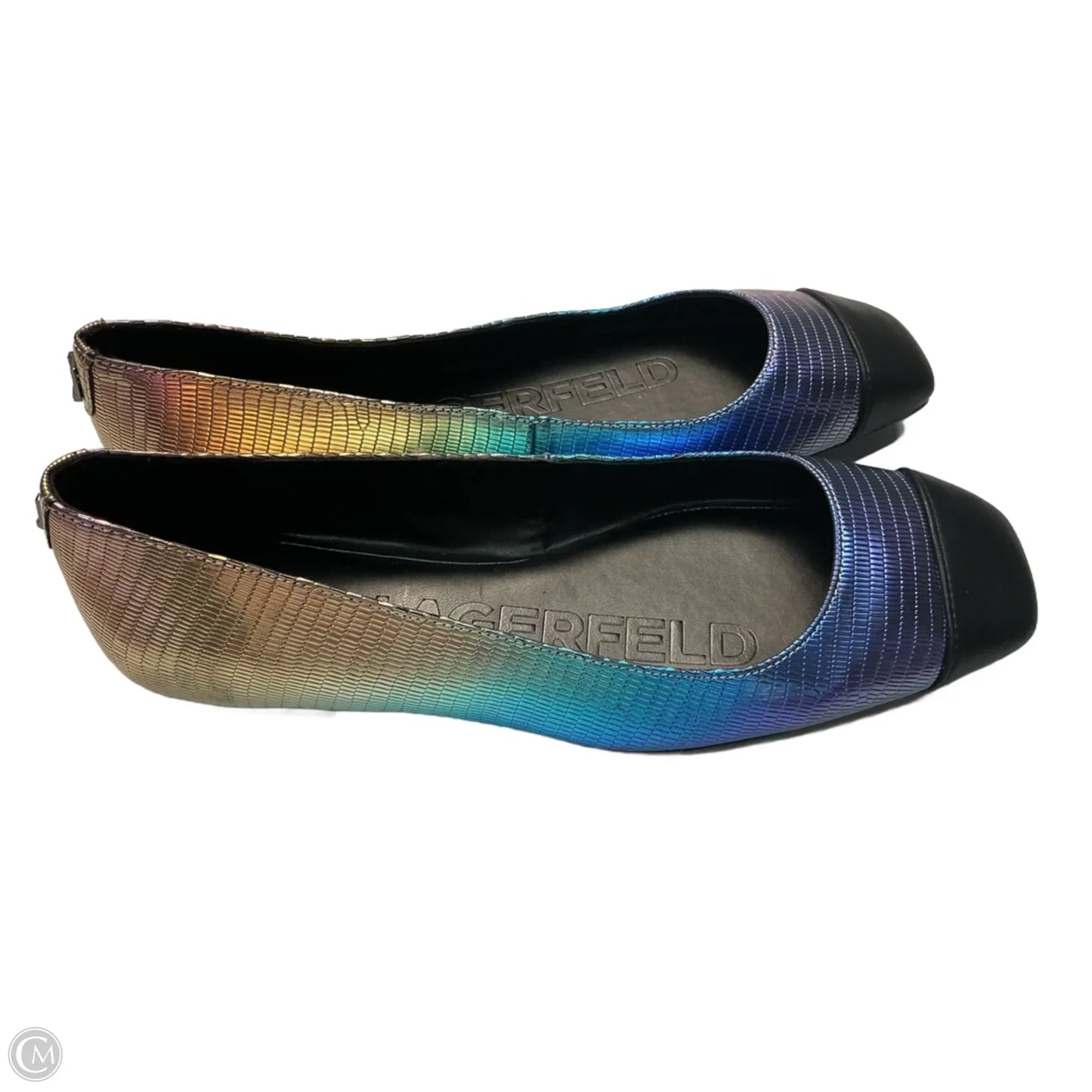 Shoes Designer By Karl Lagerfeld In MULTI, Size: 8