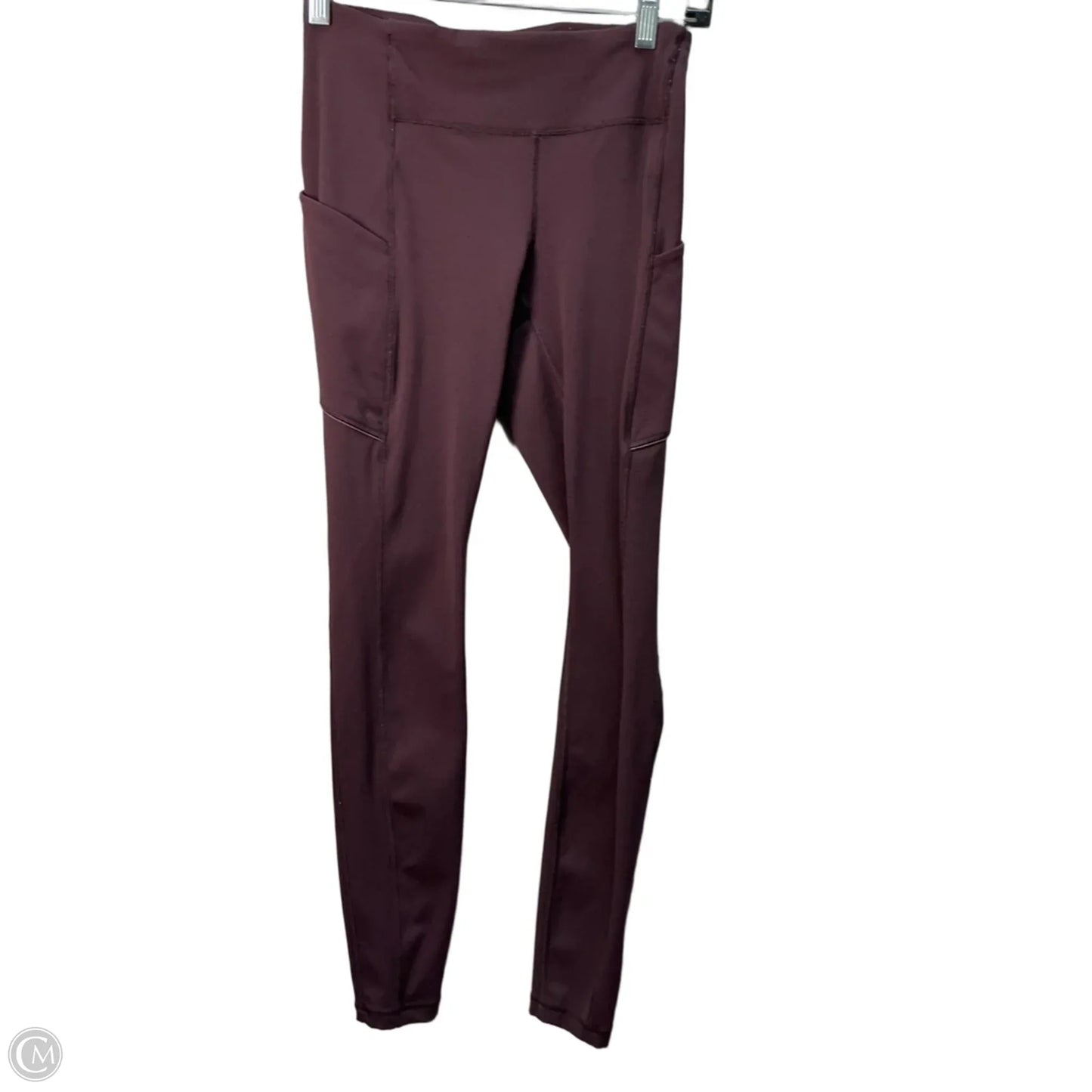 Athletic Leggings By Lululemon In Red, Size: 4