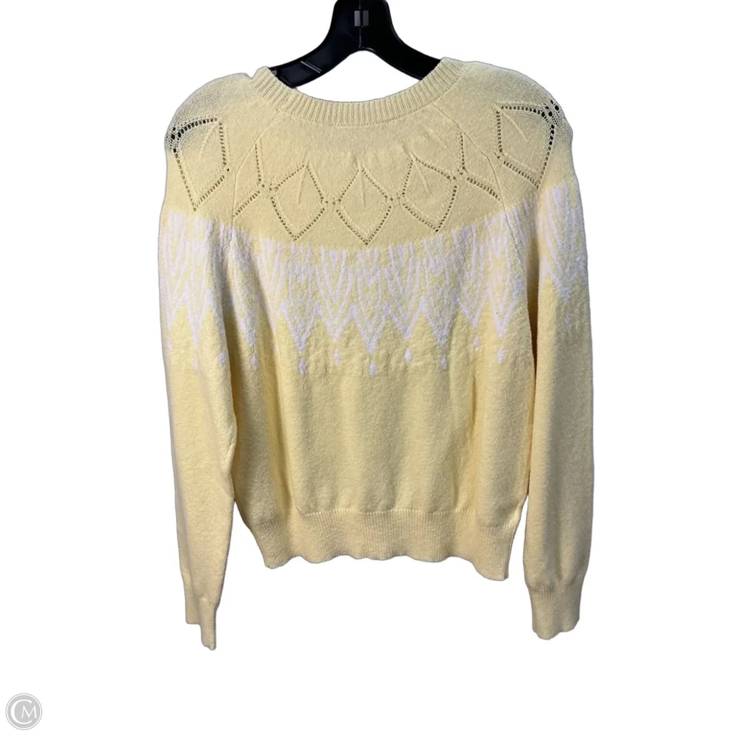 Sweater By Loft In Yellow, Size: M