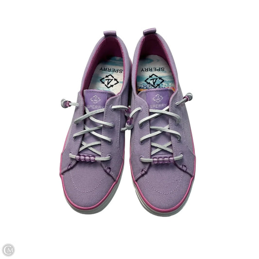 Shoes Sneakers By Sperry In Purple, Size: 8