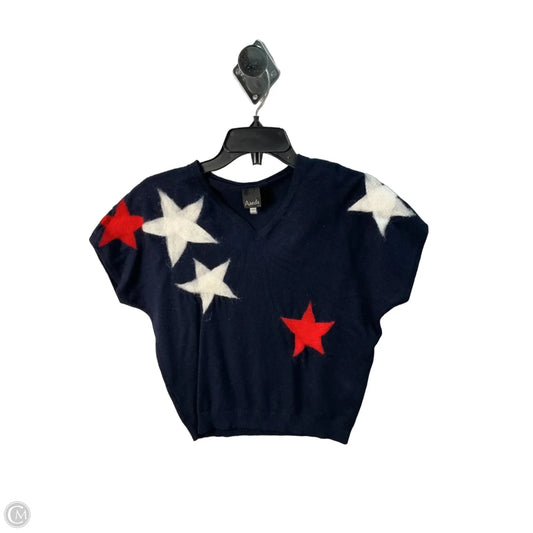 Top Short Sleeve By Aaeda In Blue, Size: Xs