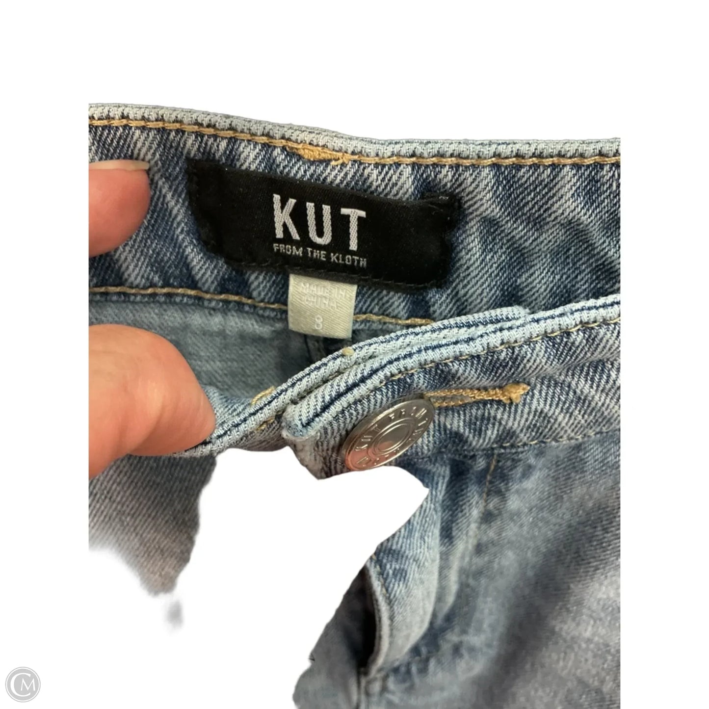 Skirt Maxi By Kut In Blue Denim, Size: 8