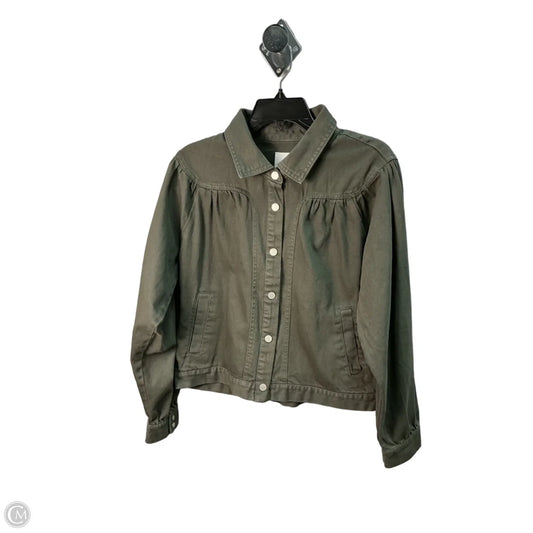 Jacket Denim By Habitual In Green, Size: L