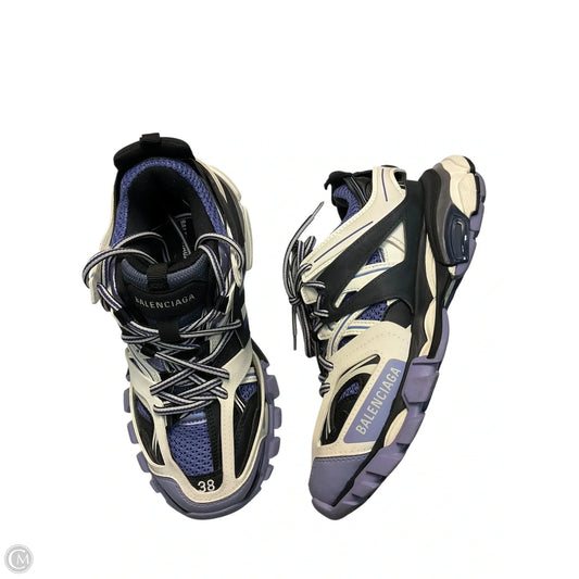 Shoes Luxury Designer By Balenciaga In Purple, Size: 8