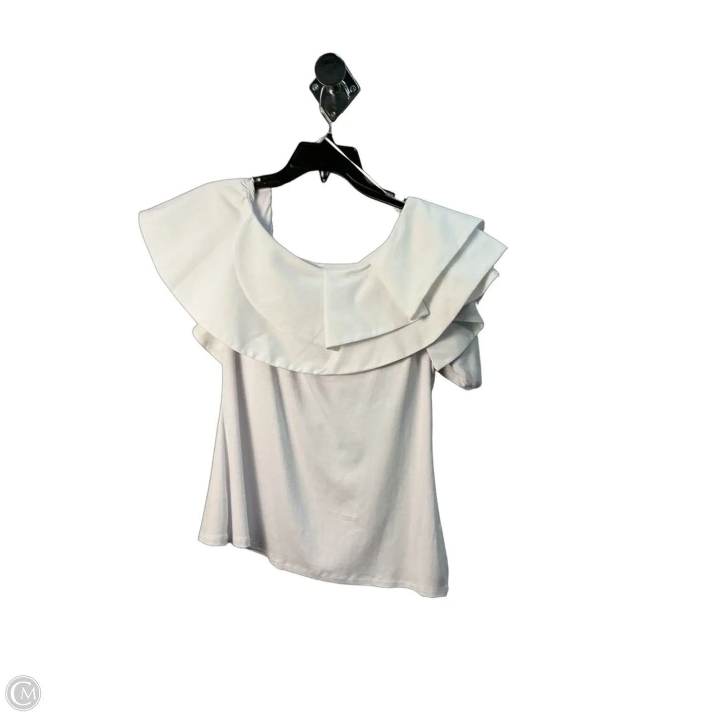 Top Short Sleeve By Vince Camuto In White, Size: M