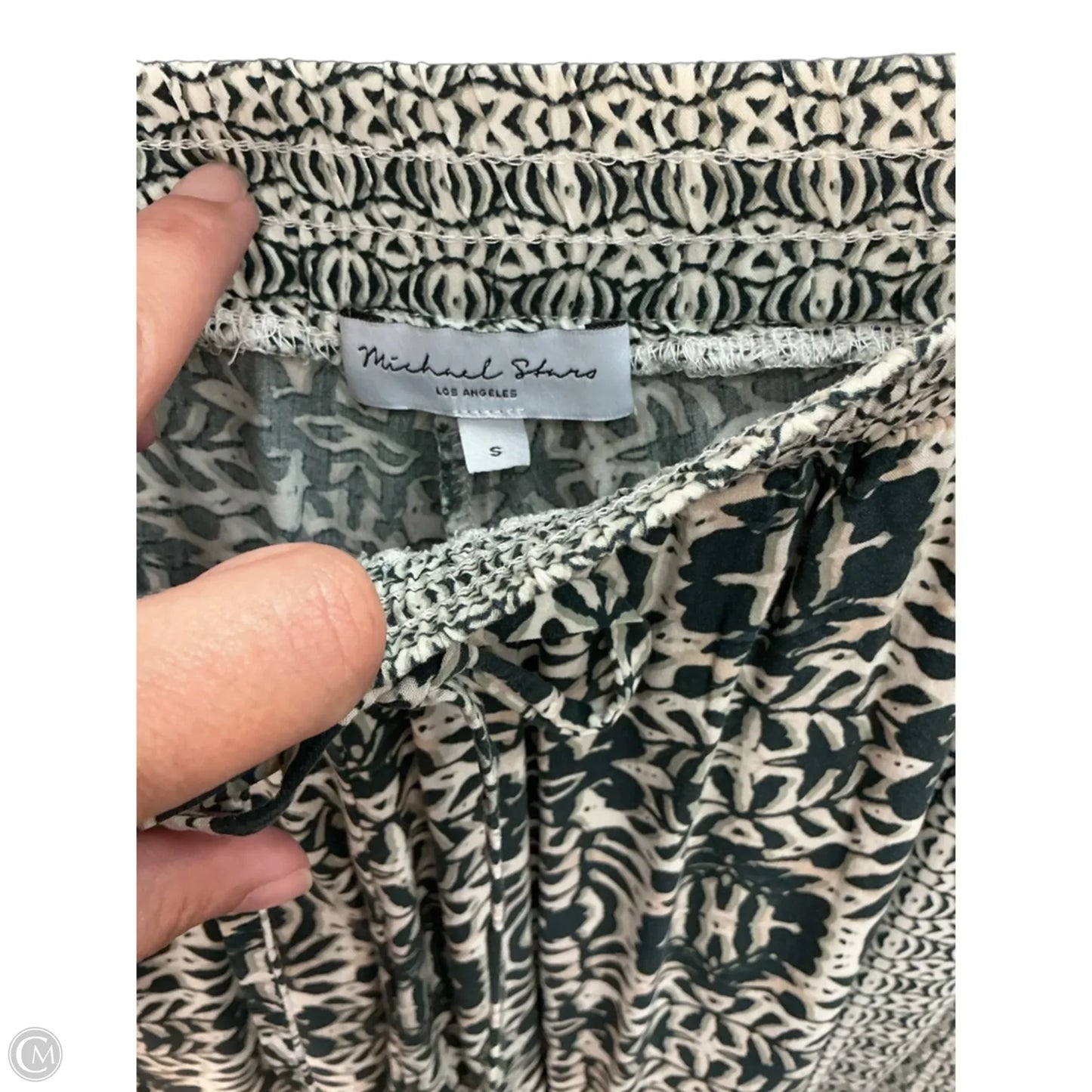 Pants Lounge By Michael Stars In Green & White, Size: 4