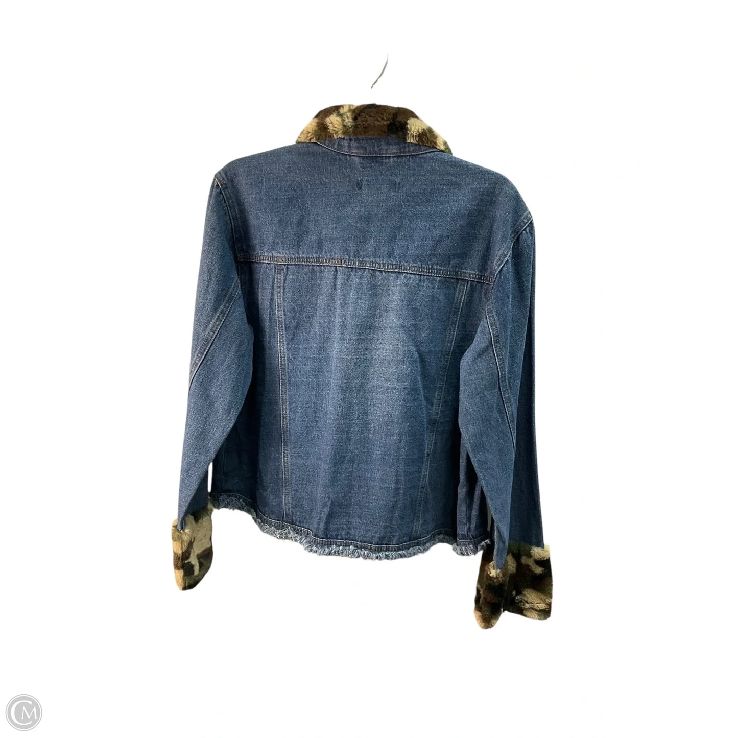 Jacket Denim By Lea & Viola In Blue, Size: M
