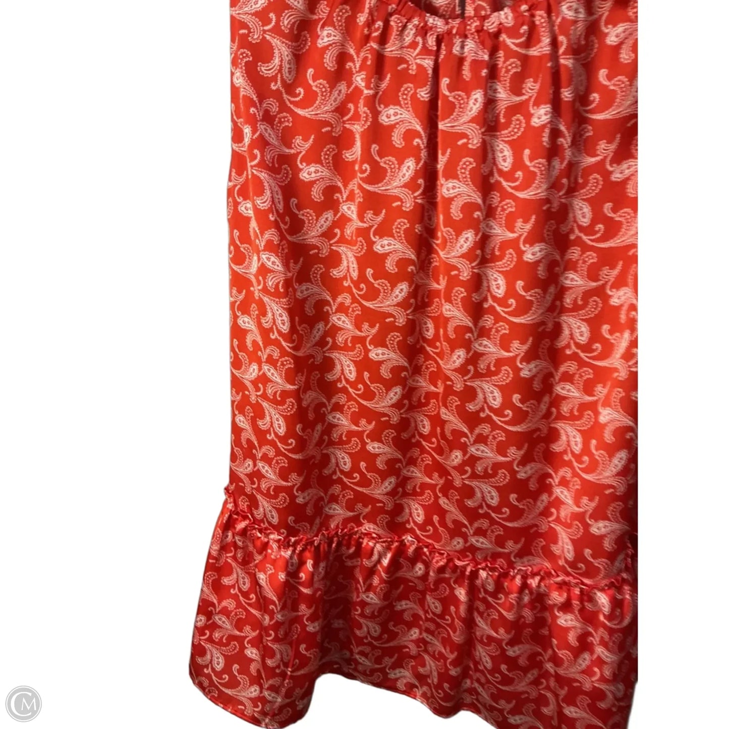 Top Sleeveless By Ann Taylor In Orange, Size: M