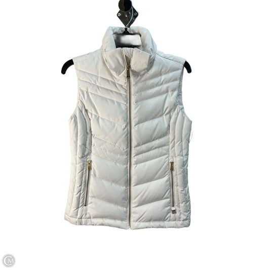 Vest Puffer & Quilted By Michael By Michael Kors In Cream, Size: M