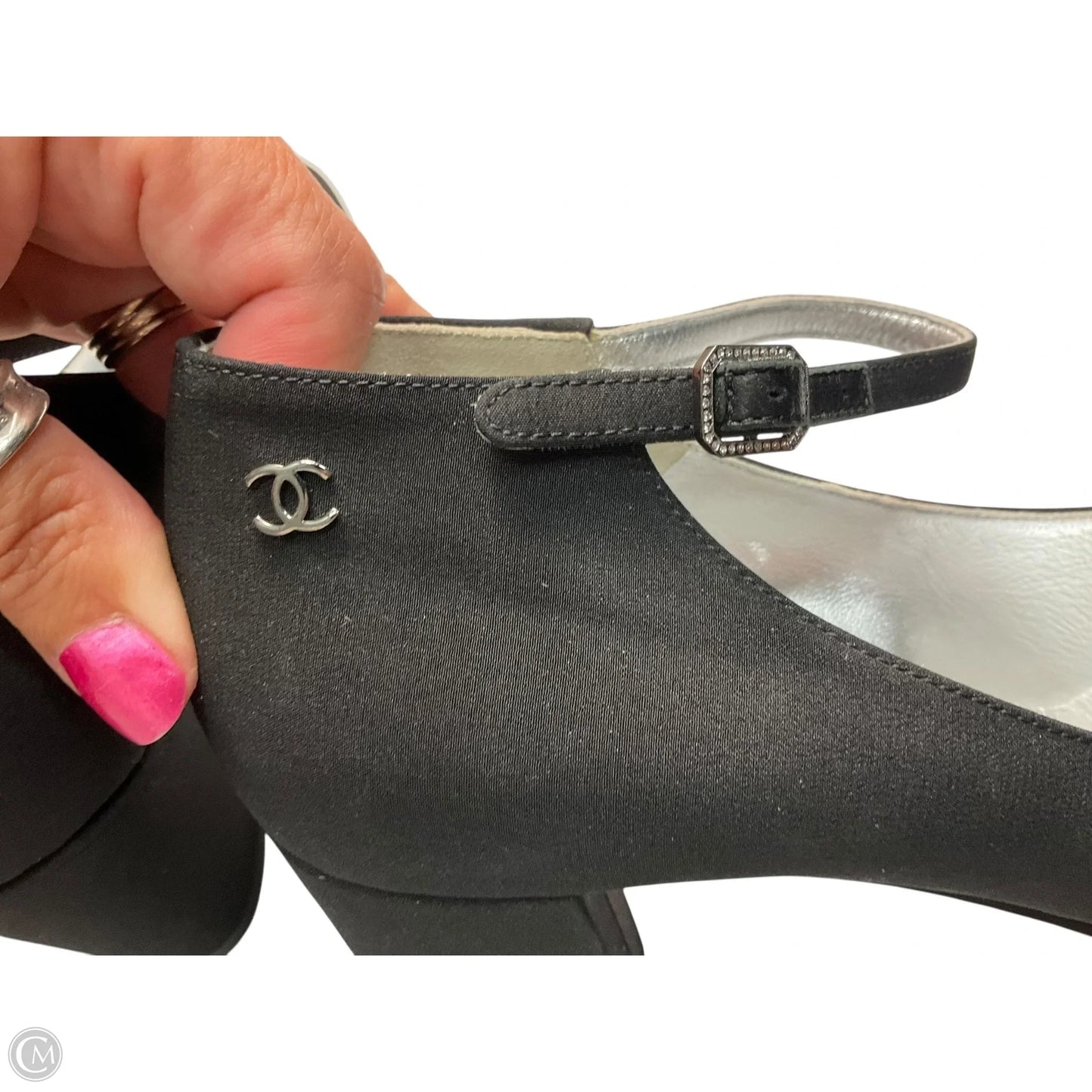 Shoes Luxury Designer By Chanel In Black, Size: 11