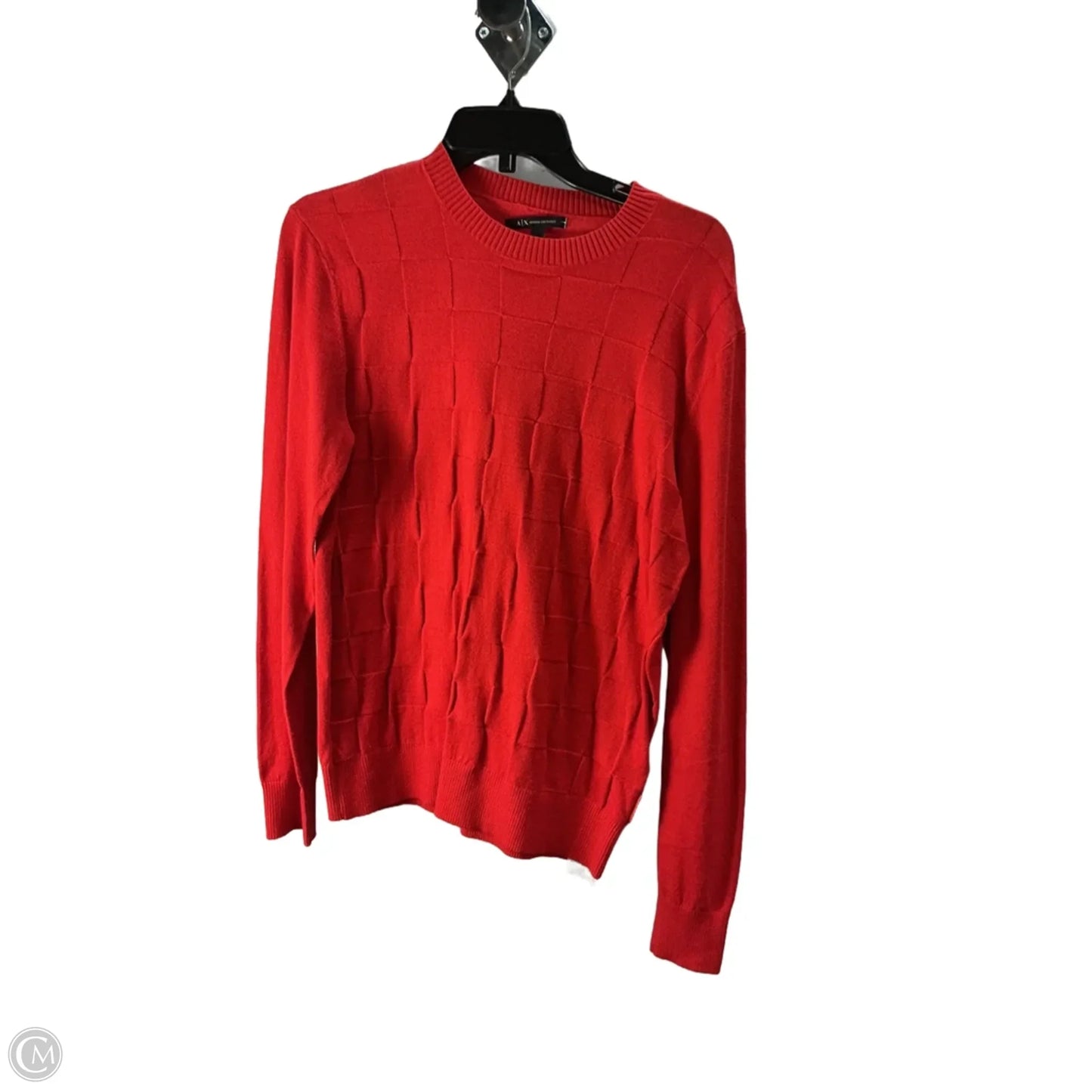 Top Long Sleeve By Armani Exchange In Red, Size: S