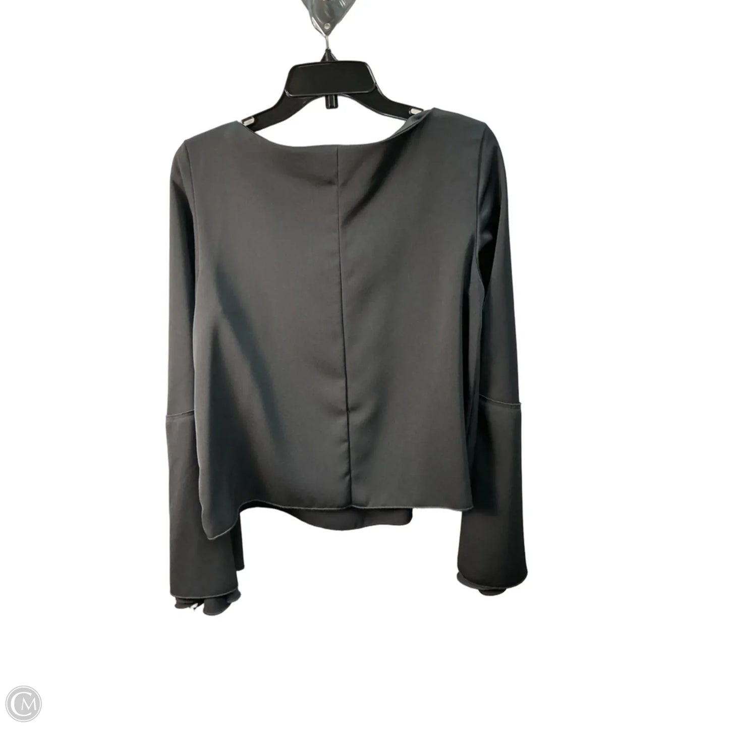 Top Long Sleeve By Anthropologie In Grey, Size: M