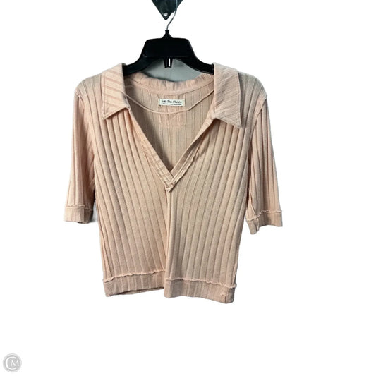 Top Short Sleeve By We The Free In Peach, Size: S