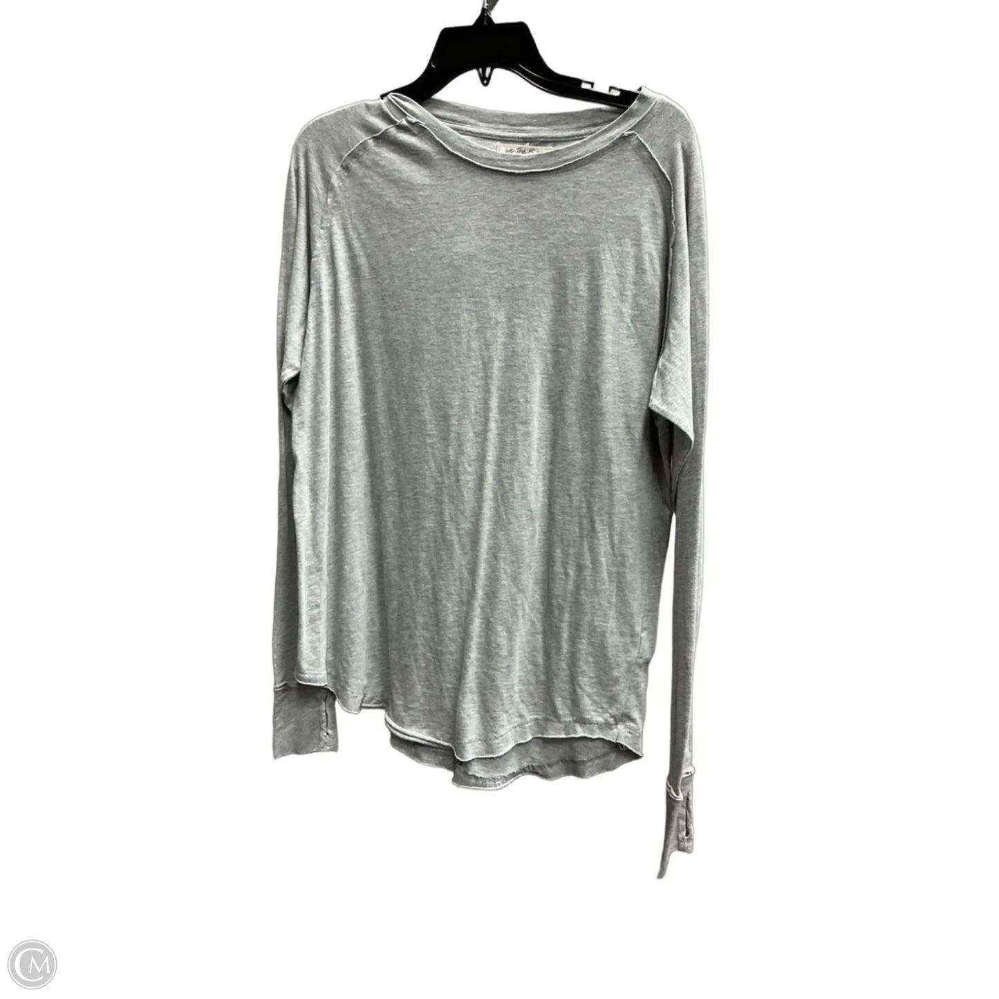 Top Long Sleeve By We The Free In Grey, Size: Xs