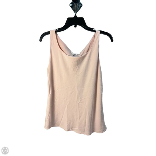 Top Sleeveless Designer By Lafayette 148 In Pink, Size: L