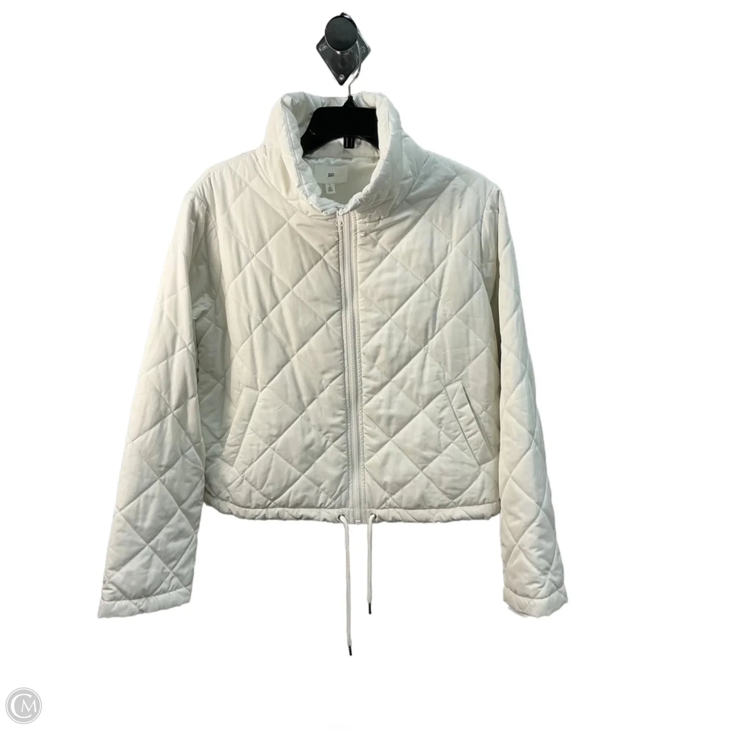 Jacket Puffer & Quilted By Bp In White, Size: S