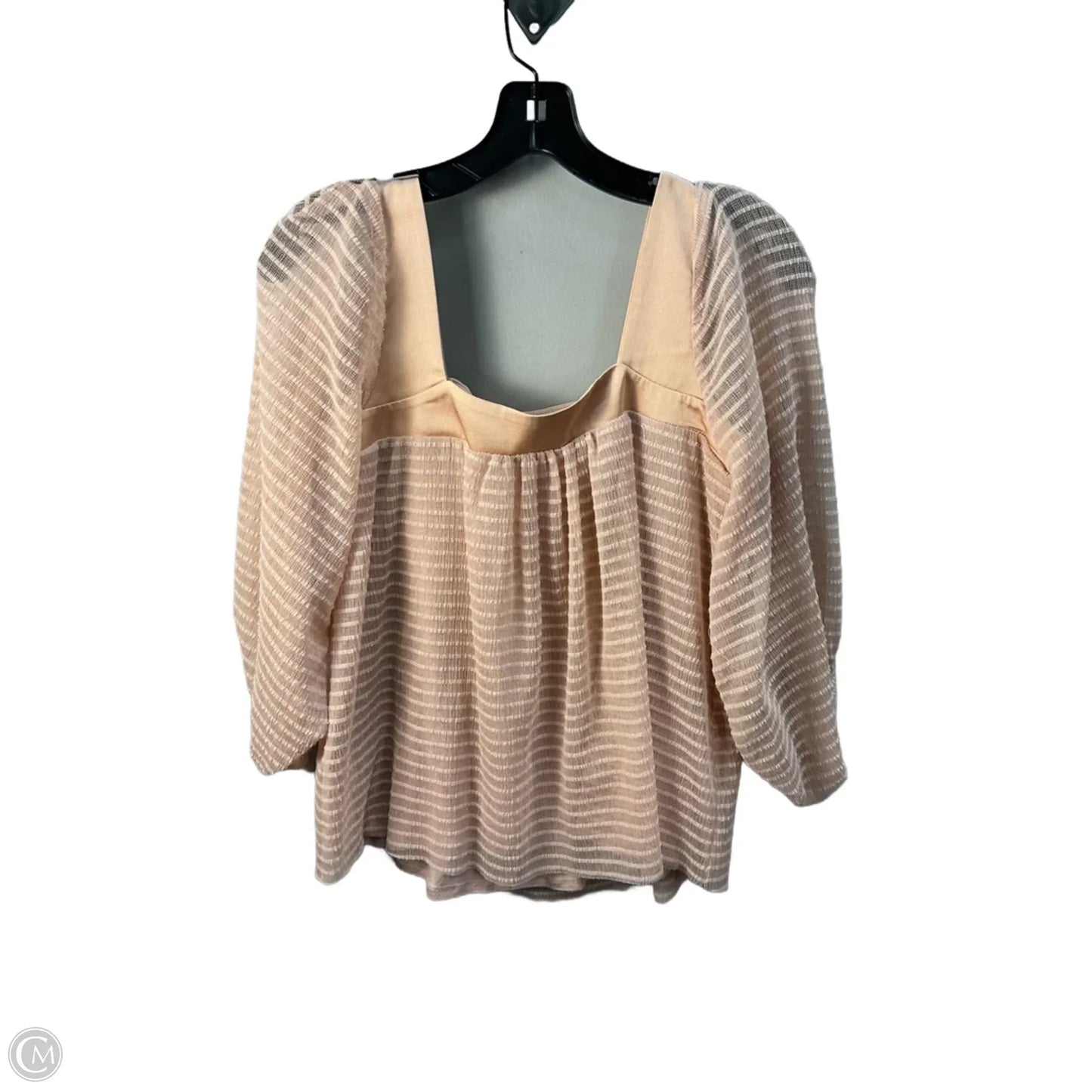 Top Long Sleeve By Meadow Rue In Pink, Size: Xs