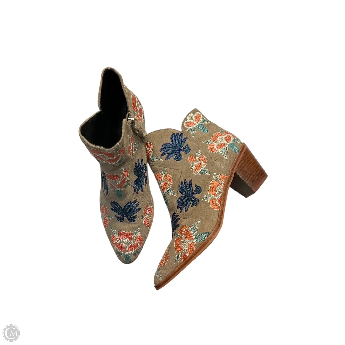 Boots Designer By Rebecca Minkoff In Taupe, Size: 9