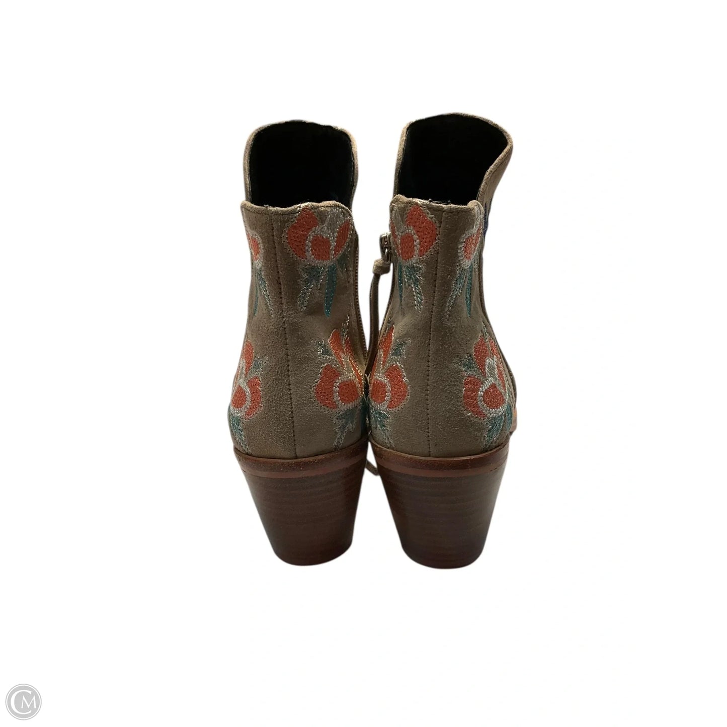 Boots Designer By Rebecca Minkoff In Taupe, Size: 9