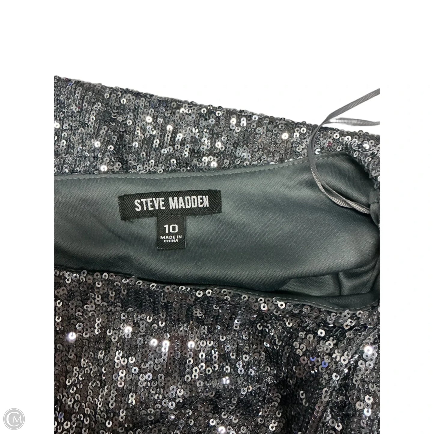 Dress Casual Midi By Steve Madden In Silver, Size: M