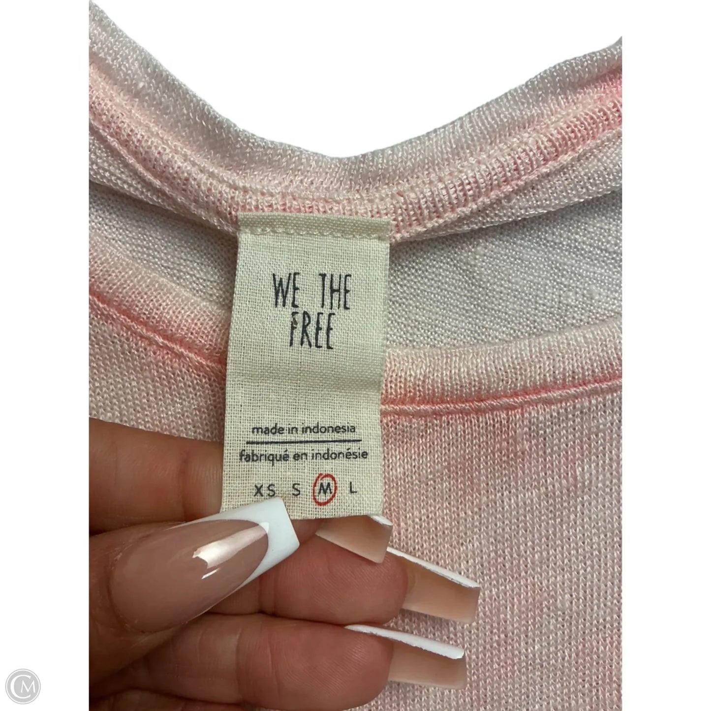 Top Long Sleeve By We The Free In Pink, Size: M