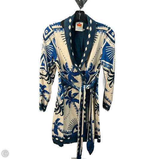 Kimono By Farm Rio In Blue, Size: Xxs