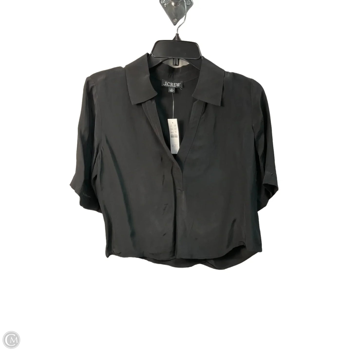 Top Short Sleeve By J. Crew In Black, Size: Xs