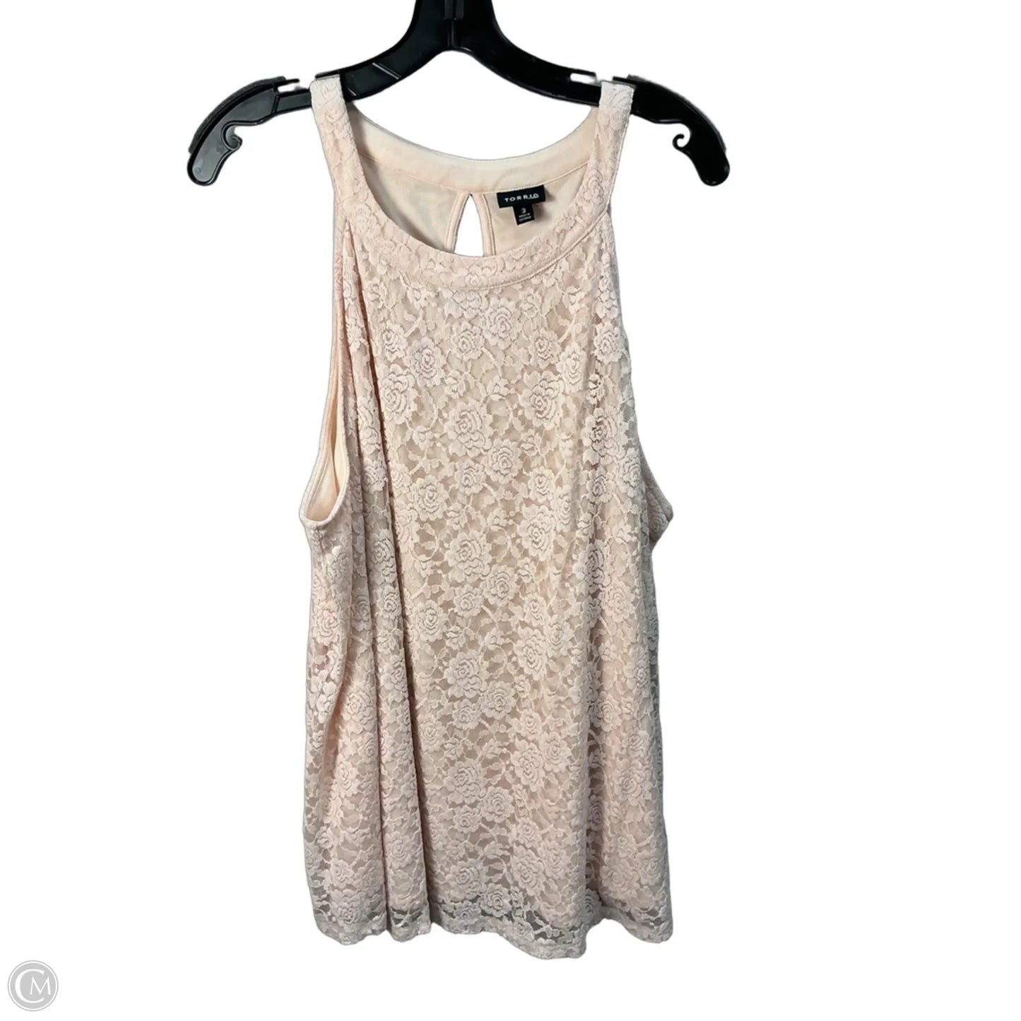 Top Sleeveless By Torrid In Pink, Size: 22