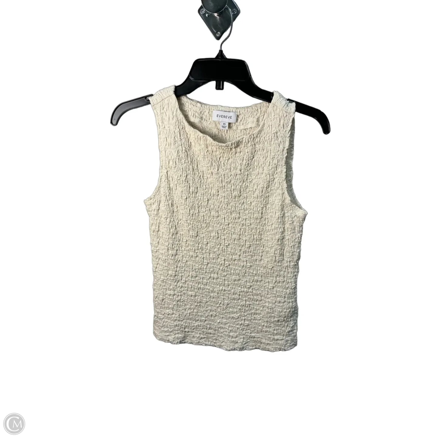 Top Sleeveless By Evereve In Cream, Size: Xs