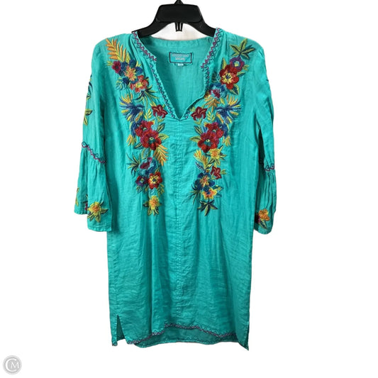 Dress Casual Short By Johnny Was In Blue, Size: Xs