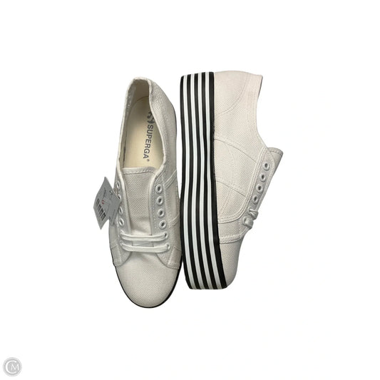 Shoes Sneakers By Superga In White, Size: 10