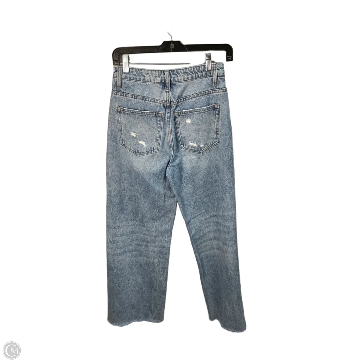 Jeans Wide Leg By Vervet In Blue Denim, Size: 0