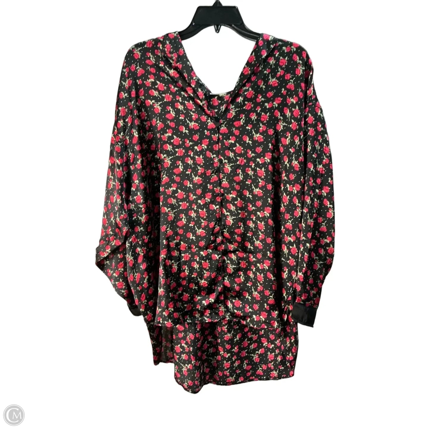 Top Long Sleeve By Free People In Floral Print, Size: M