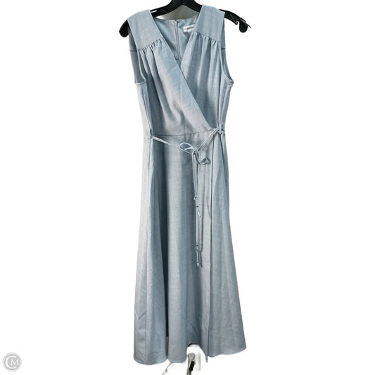 Dress Casual Maxi By Calvin Klein In Blue, Size: M