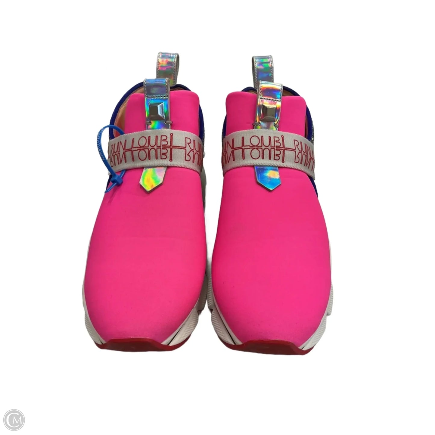 Shoes Luxury Designer By Christian Louboutin In Pink, Size: 9.5