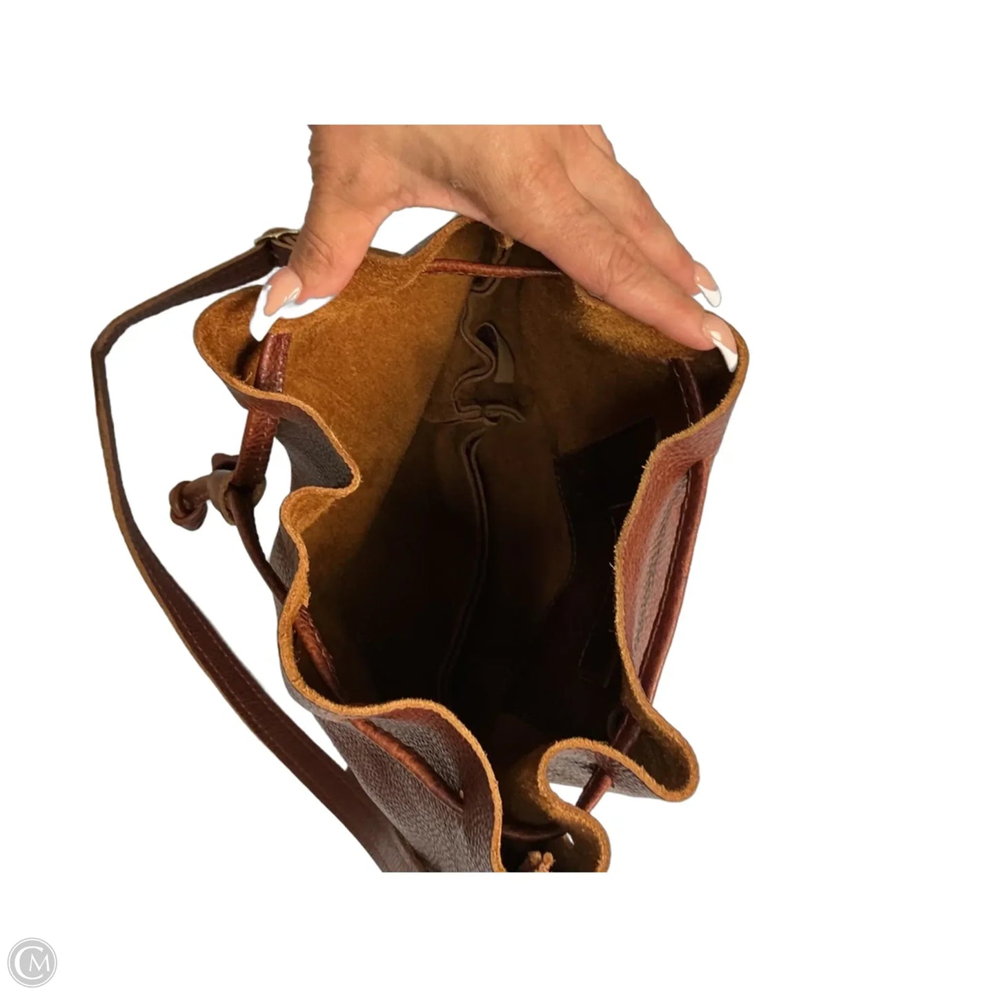 Crossbody Leather By Portland Leather, Size: Medium