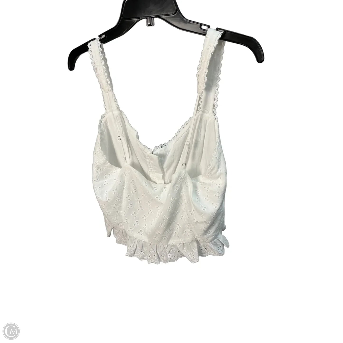 Top Sleeveless By All In Favor In White, Size: Xl