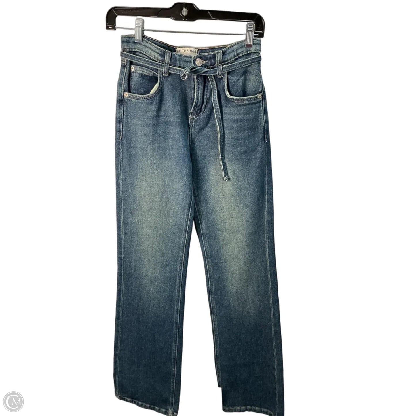 Jeans Wide Leg By We The Free In Blue Denim, Size: 0