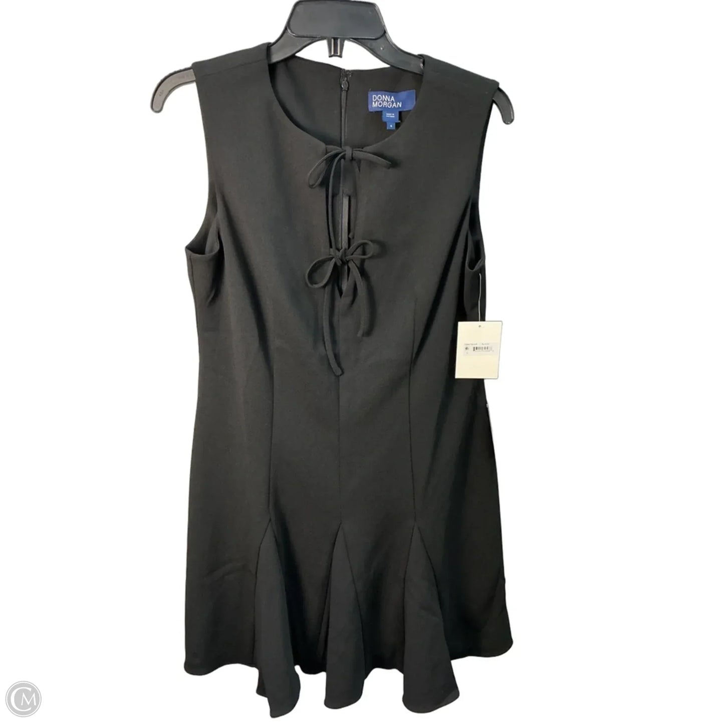 Dress Casual Midi By Donna Morgan In Black, Size: M