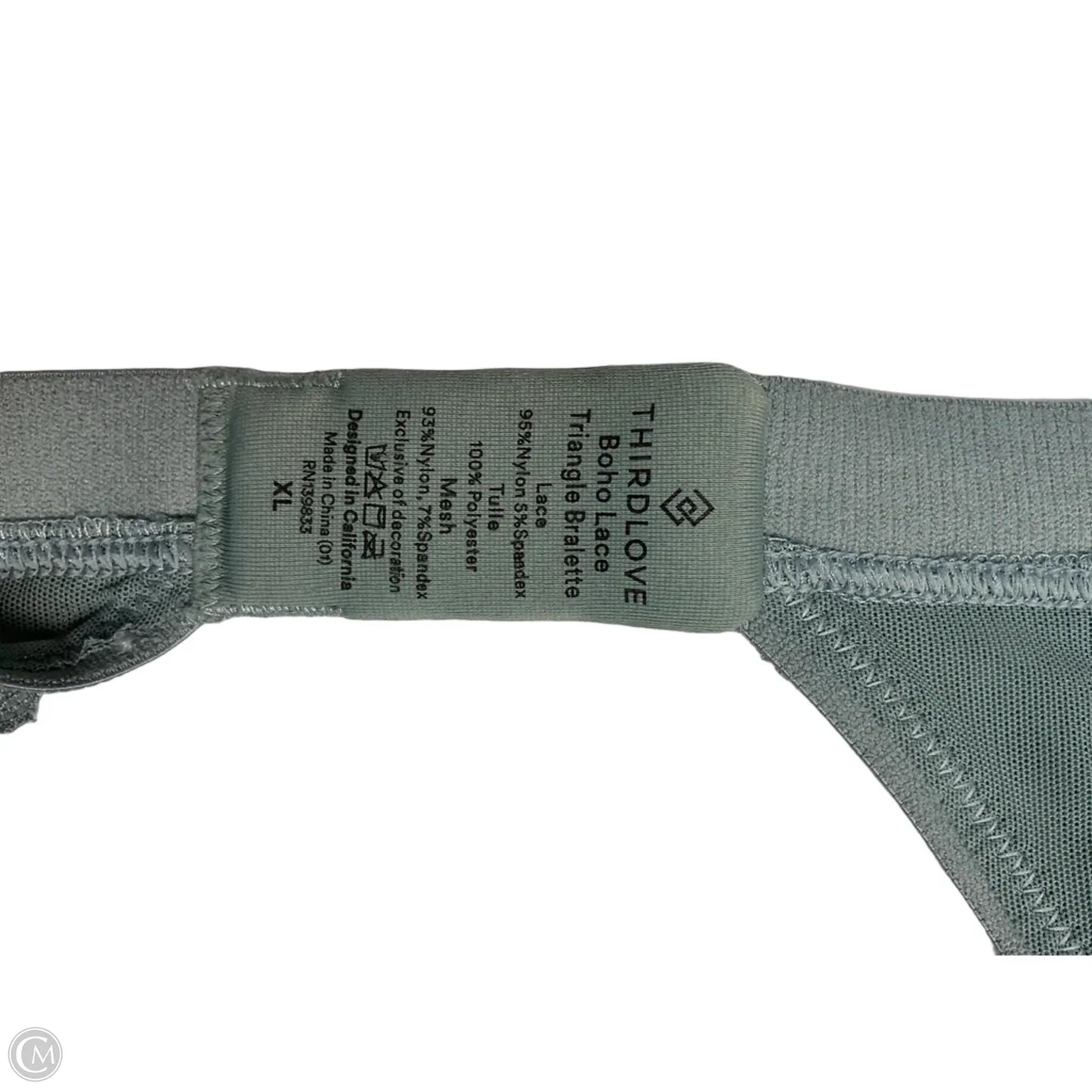 Bra By Clothes Mentor In Blue, Size: Xl