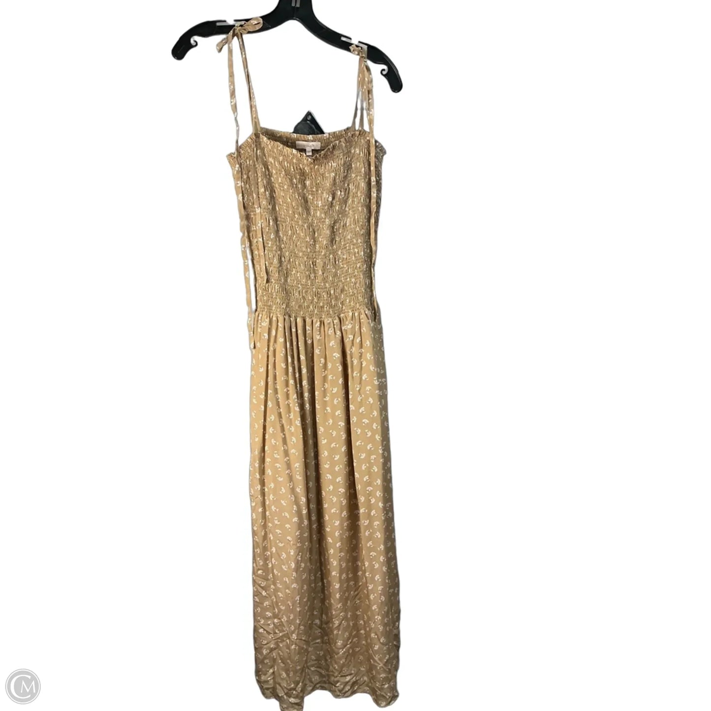 Dress Casual Maxi By Rebecca Taylor In Tan, Size: M