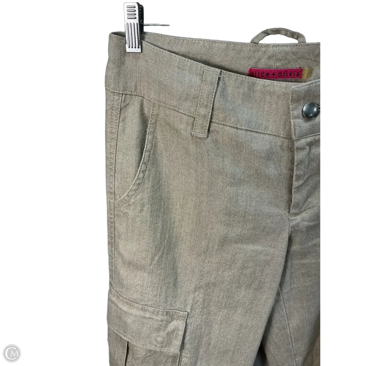Pants Designer By Alice + Olivia In Tan, Size: 0
