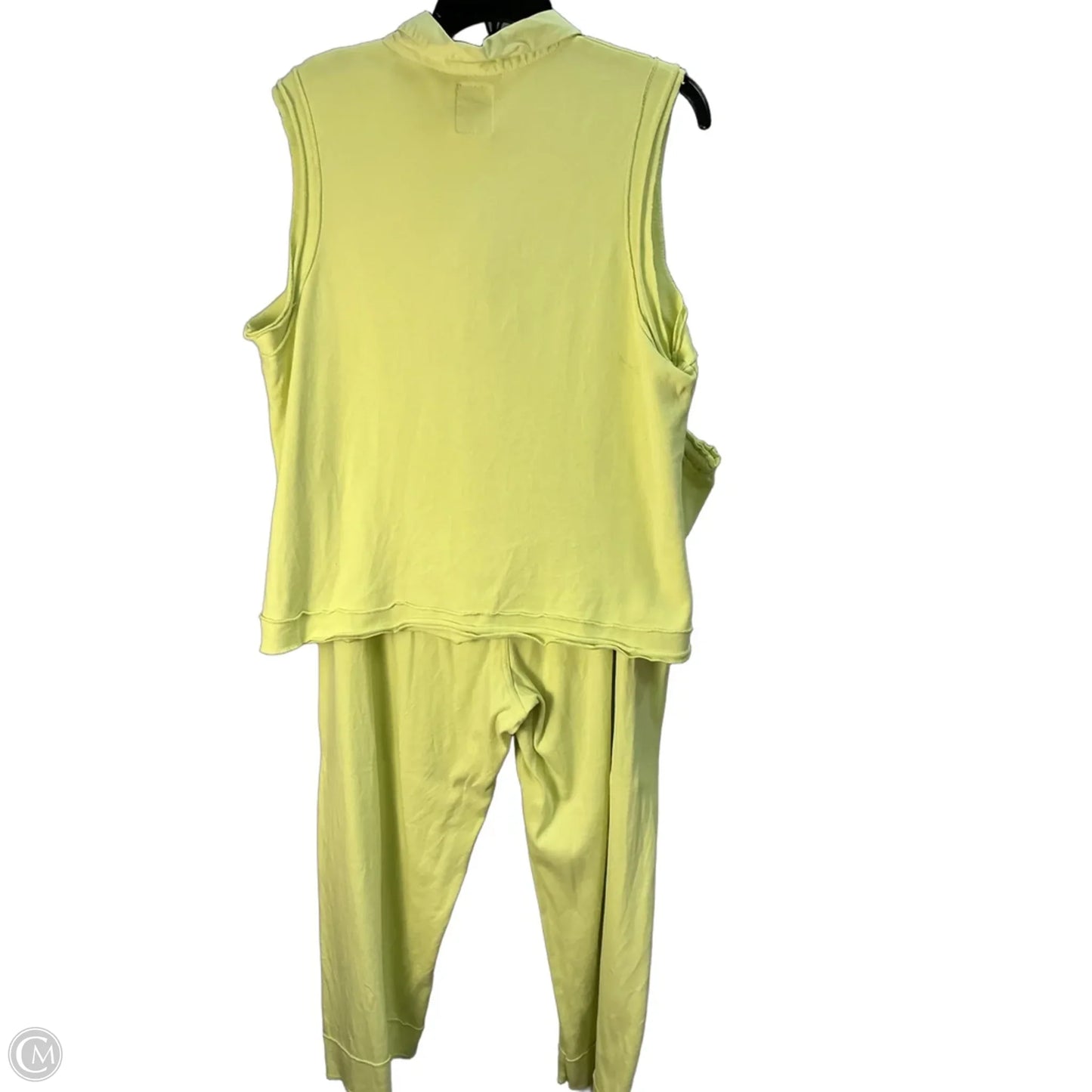 Pants Set 2pc By Clothes Mentor In Chartreuse, Size: Xl