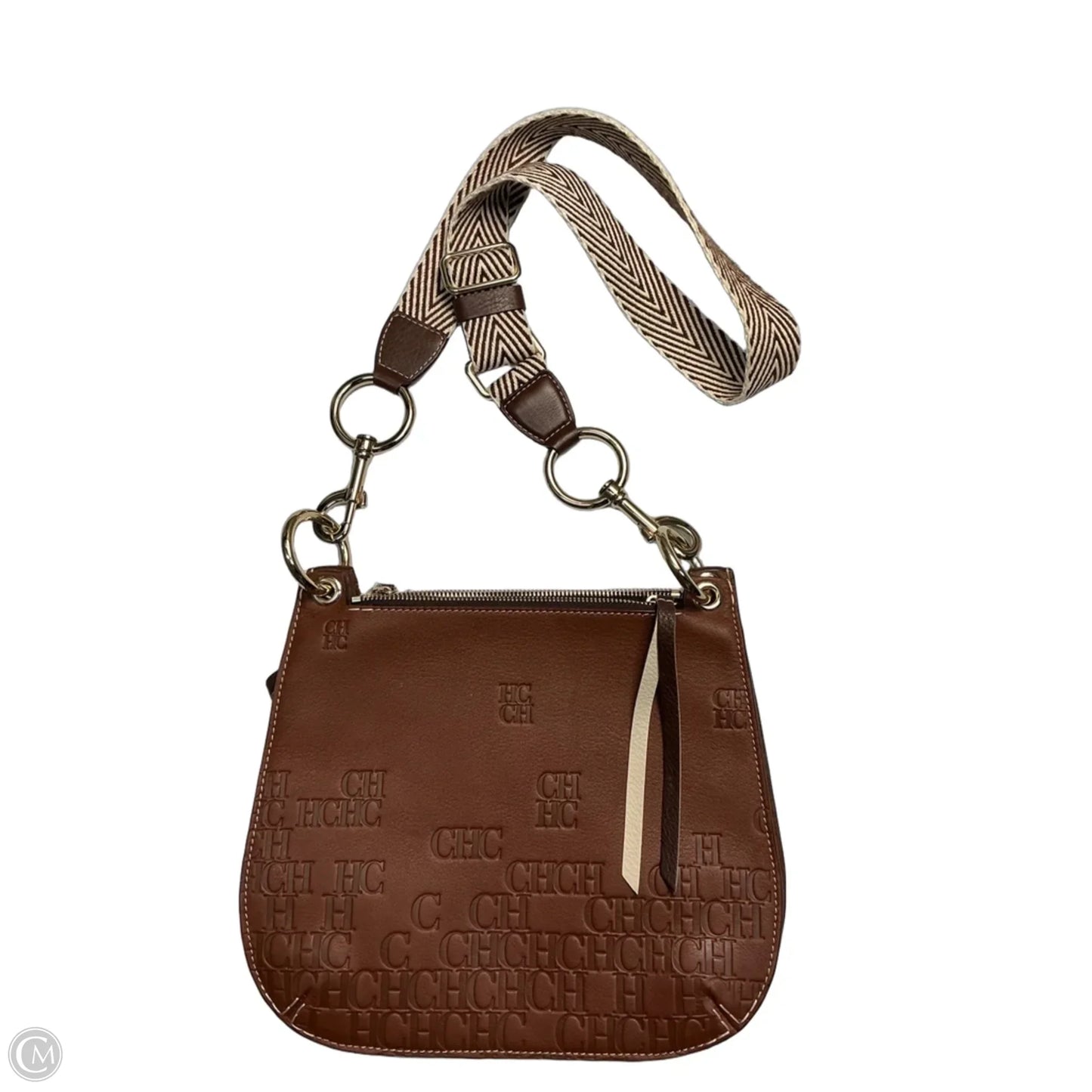 Crossbody Designer By Carolina Herrera, Size: Medium