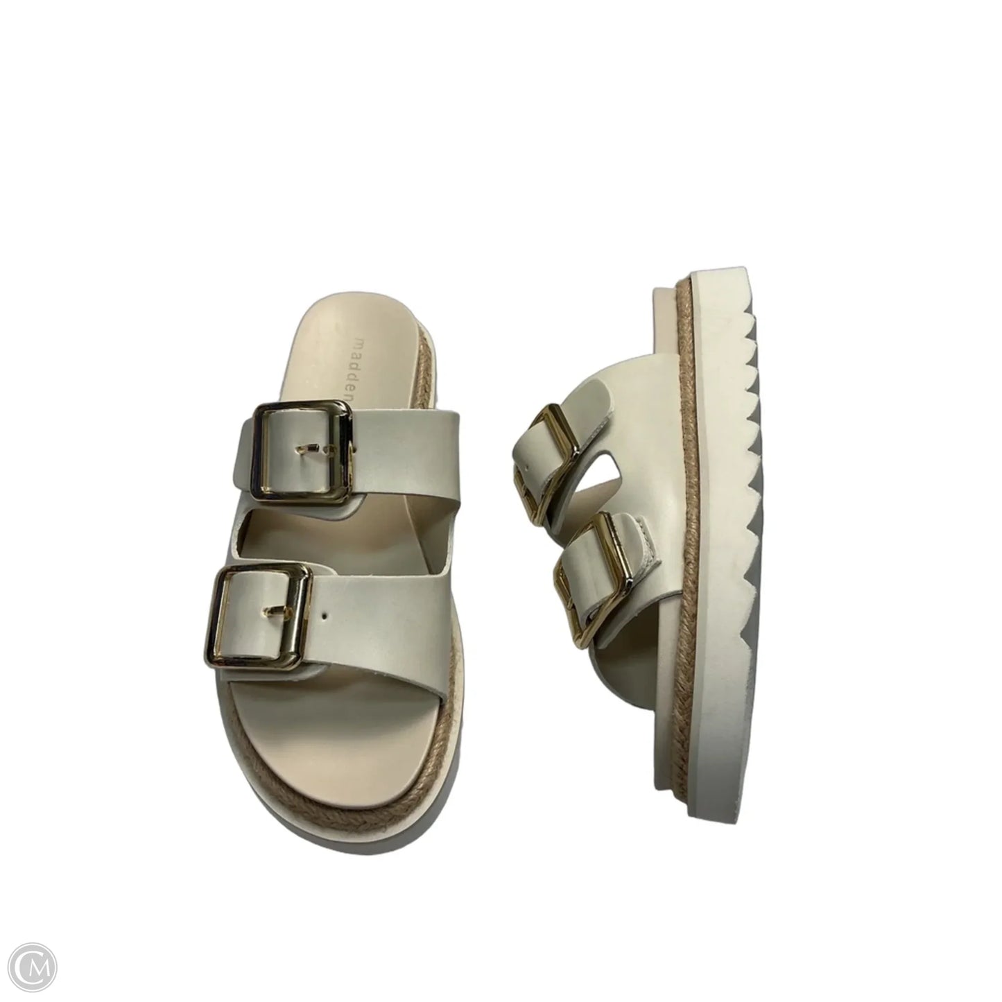 Sandals Flats By Madden Girl In White, Size: 7
