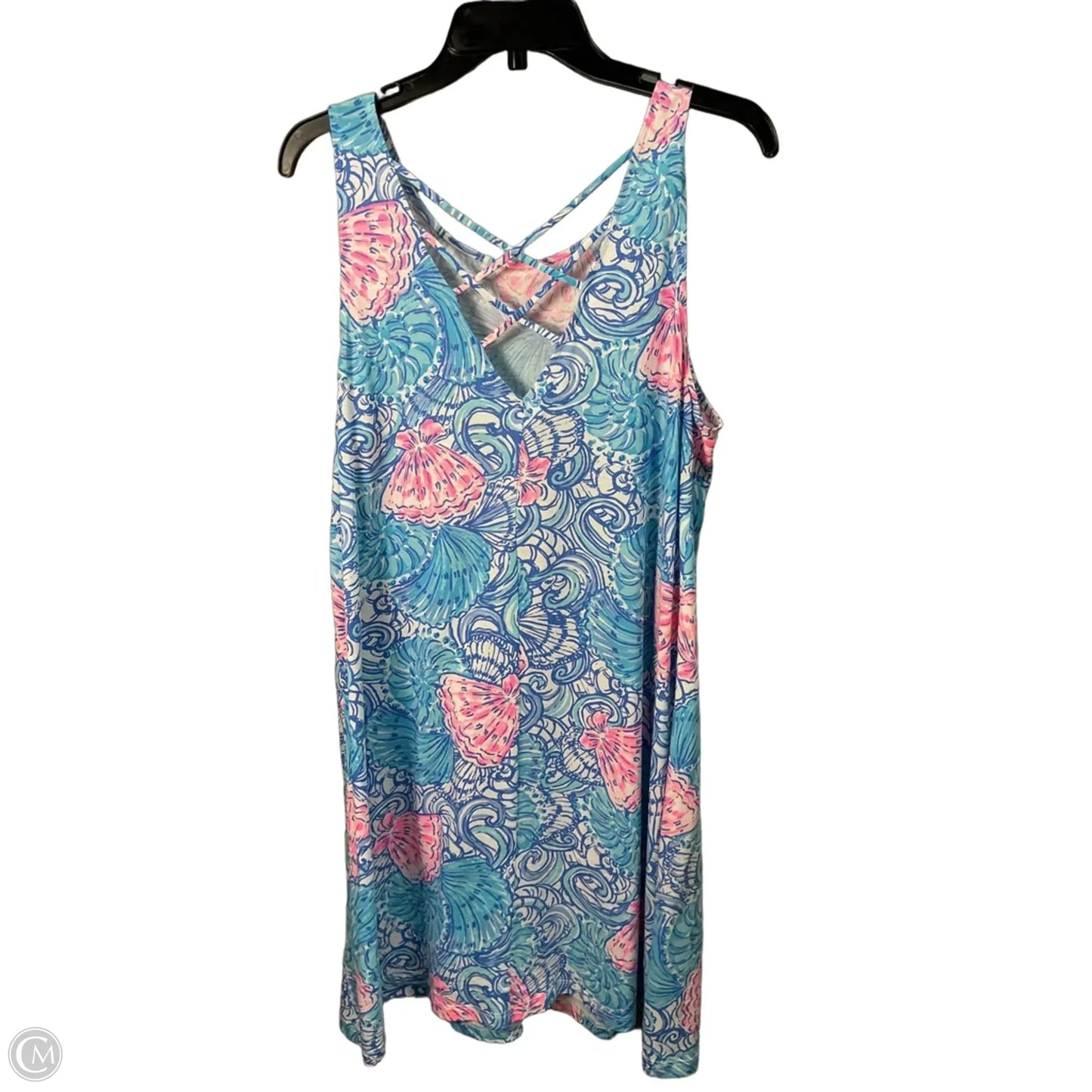 Dress Designer By Lilly Pulitzer In Blue, Size: L