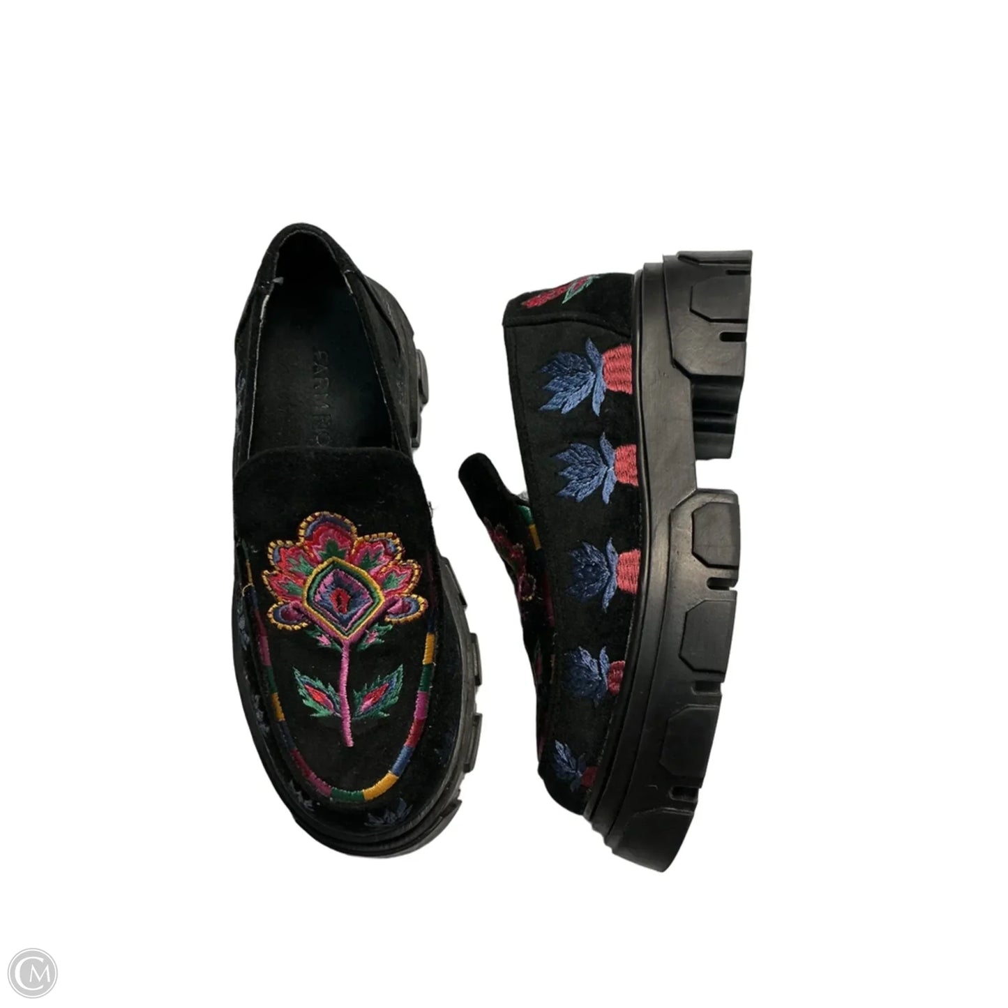 Shoes Heels Platform By Farm Rio In Black, Size: 6